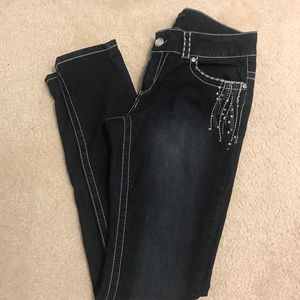 Embellished jeggings